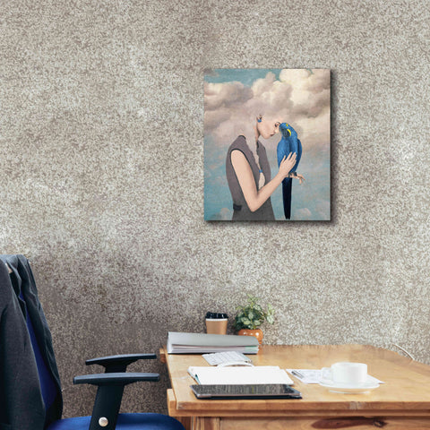 Image of 'You Are Safe With Me' by Paula Belle Flores, Giclee Canvas Wall Art,20 x 24