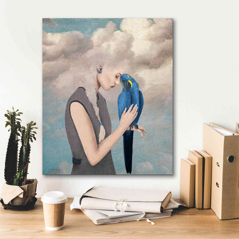 Image of 'You Are Safe With Me' by Paula Belle Flores, Giclee Canvas Wall Art,20 x 24