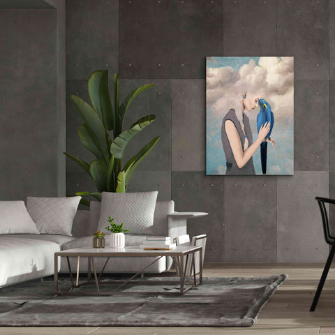 Image of 'You Are Safe With Me' by Paula Belle Flores, Giclee Canvas Wall Art,40 x 54