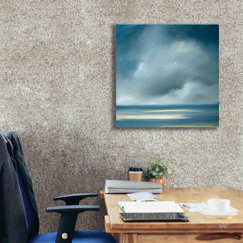 Image of 'Skaket Blue' by Rick Fleury, Giclee Canvas Wall Art,26 x 26