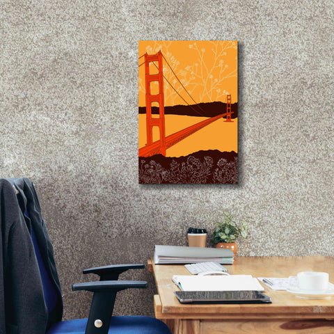Image of 'Golden Gate Bridge - Headlands' by Shane Donahue, Giclee Canvas Wall Art,18 x 26