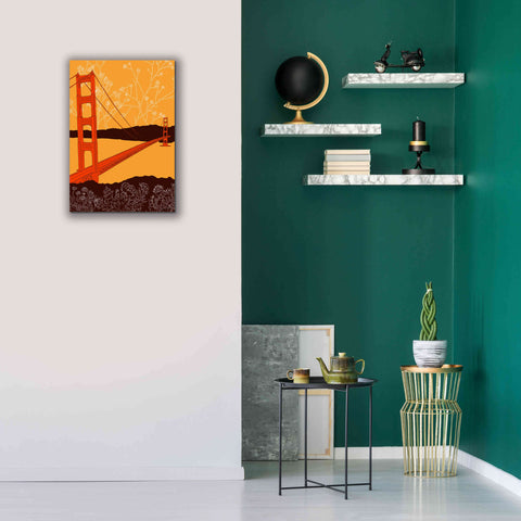 Image of 'Golden Gate Bridge - Headlands' by Shane Donahue, Giclee Canvas Wall Art,18 x 26