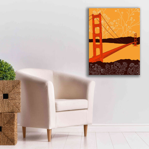 Image of 'Golden Gate Bridge - Headlands' by Shane Donahue, Giclee Canvas Wall Art,26 x 34