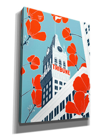 Image of 'Tribune Tower - Oakland' by Shane Donahue, Giclee Canvas Wall Art