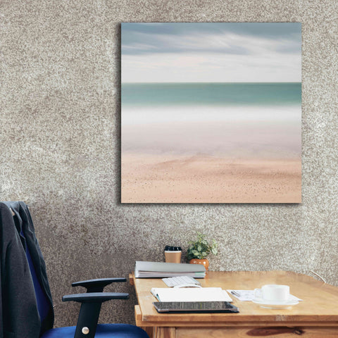 Image of 'Beach Sea Sky' by Wilco Dragt, Giclee Canvas Wall Art,37 x 37
