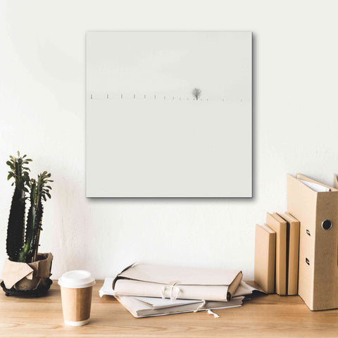 Image of 'Frozen Landscape' by Wilco Dragt, Giclee Canvas Wall Art,18 x 18