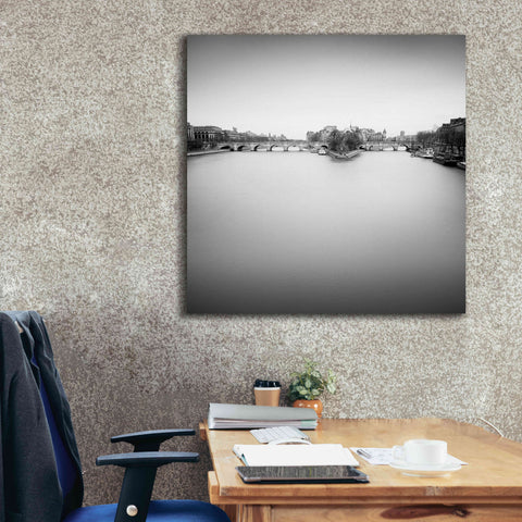 Image of 'Ile de la Cite' by Wilco Dragt, Giclee Canvas Wall Art,37 x 37