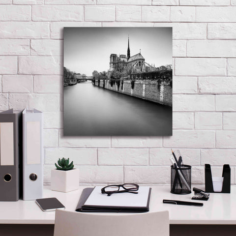 Image of 'Notre Dame II' by Wilco Dragt, Giclee Canvas Wall Art,18 x 18