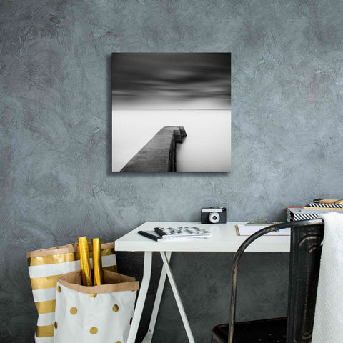 Image of 'The Jetty-Study #1' by Wilco Dragt, Giclee Canvas Wall Art,18 x 18