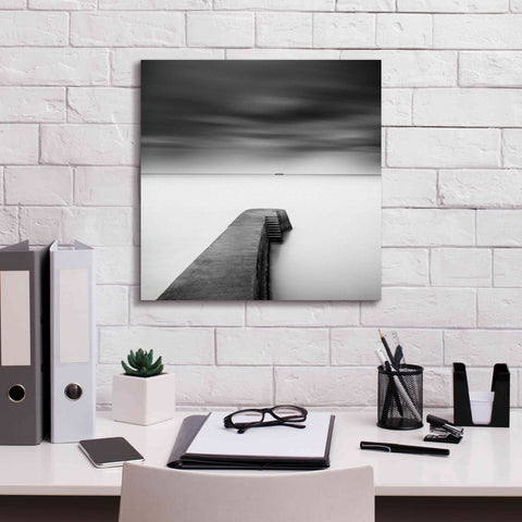 Image of 'The Jetty-Study #1' by Wilco Dragt, Giclee Canvas Wall Art,18 x 18