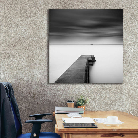 Image of 'The Jetty-Study #1' by Wilco Dragt, Giclee Canvas Wall Art,37 x 37