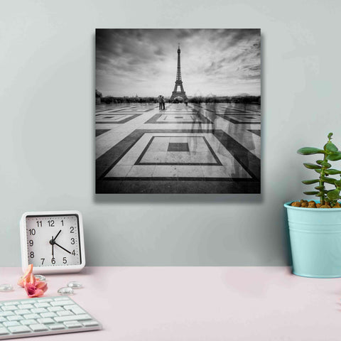 Image of 'Tourists' by Wilco Dragt, Giclee Canvas Wall Art,12 x 12