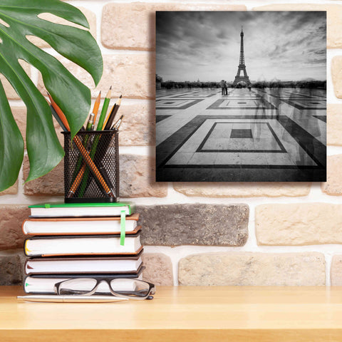 Image of 'Tourists' by Wilco Dragt, Giclee Canvas Wall Art,12 x 12