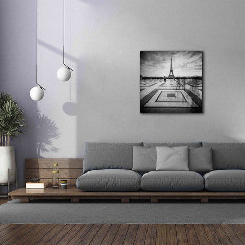 Image of 'Tourists' by Wilco Dragt, Giclee Canvas Wall Art,37 x 37