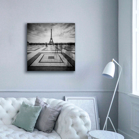 Image of 'Tourists' by Wilco Dragt, Giclee Canvas Wall Art,37 x 37