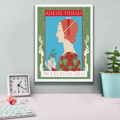 Image of 'Adeste Fidelis' by David Chestnutt, Giclee Canvas Wall Art,12 x 16