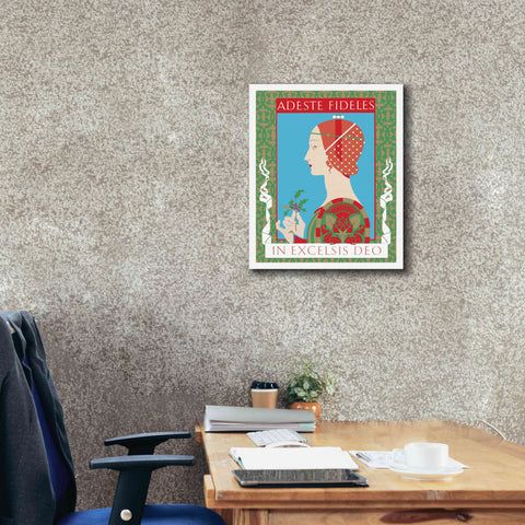 Image of 'Adeste Fidelis' by David Chestnutt, Giclee Canvas Wall Art,20 x 24