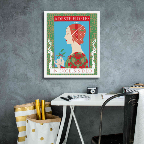 Image of 'Adeste Fidelis' by David Chestnutt, Giclee Canvas Wall Art,20 x 24