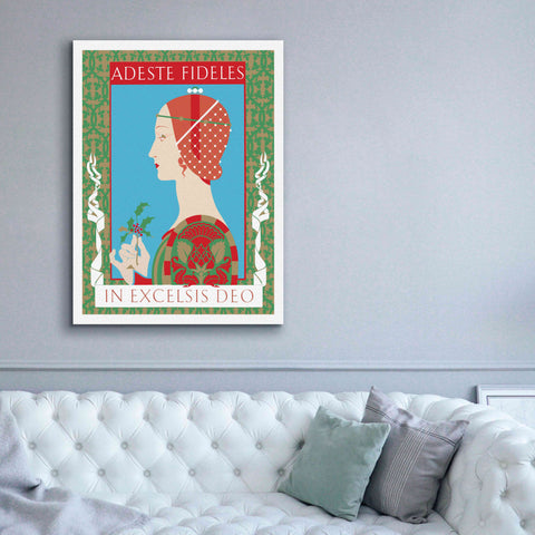 Image of 'Adeste Fidelis' by David Chestnutt, Giclee Canvas Wall Art,40 x 54