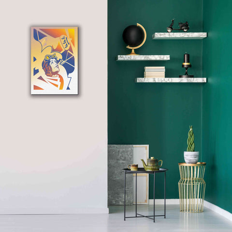 Image of 'Amelia Erhart' by David Chestnutt, Giclee Canvas Wall Art,18 x 26