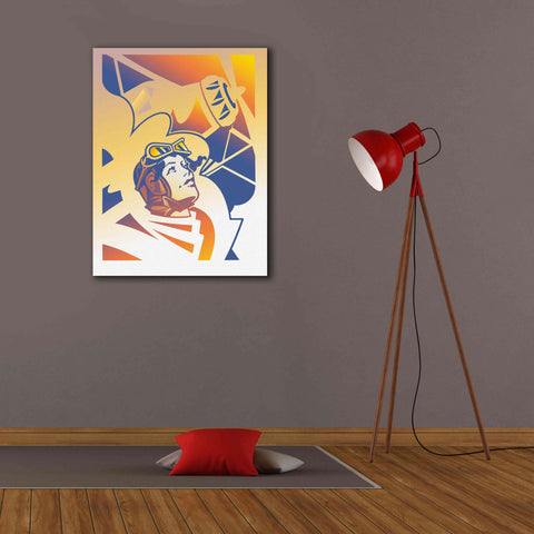 Image of 'Amelia Erhart' by David Chestnutt, Giclee Canvas Wall Art,26 x 34