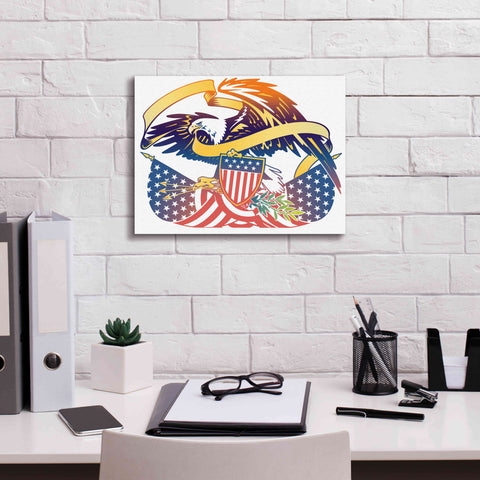 Image of 'American Eagle' by David Chestnutt, Giclee Canvas Wall Art,16 x 12