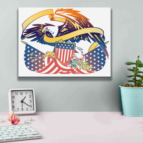 Image of 'American Eagle' by David Chestnutt, Giclee Canvas Wall Art,16 x 12