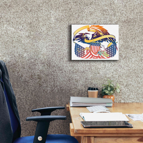 Image of 'American Eagle' by David Chestnutt, Giclee Canvas Wall Art,16 x 12
