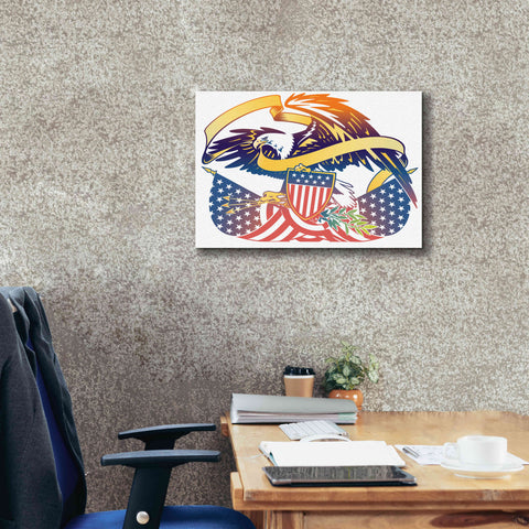 Image of 'American Eagle' by David Chestnutt, Giclee Canvas Wall Art,24 x 20