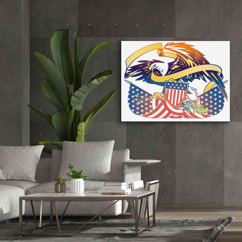 Image of 'American Eagle' by David Chestnutt, Giclee Canvas Wall Art,54 x 40