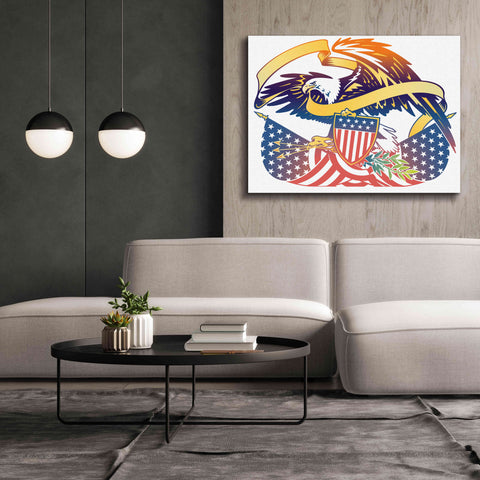 Image of 'American Eagle' by David Chestnutt, Giclee Canvas Wall Art,54 x 40