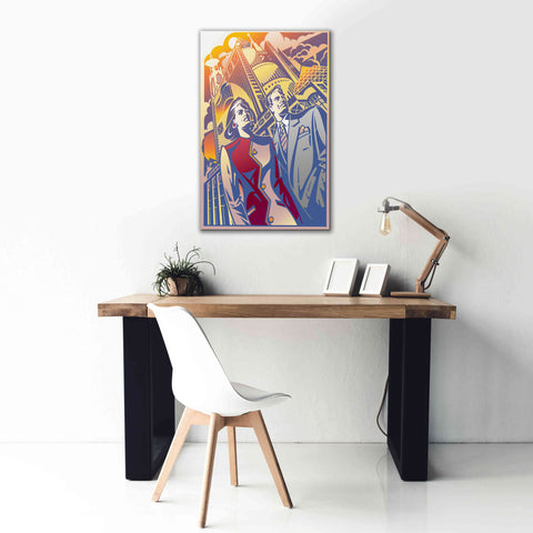 Image of 'Architectural Business Couple' by David Chestnutt, Giclee Canvas Wall Art,26 x 40
