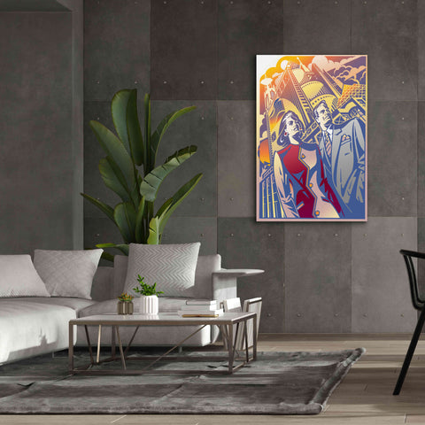 Image of 'Architectural Business Couple' by David Chestnutt, Giclee Canvas Wall Art,40 x 60