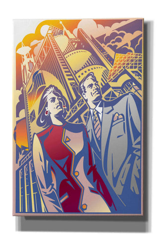 Image of 'Architectural Business Couple' by David Chestnutt, Giclee Canvas Wall Art