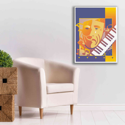 Image of 'Arts And Music' by David Chestnutt, Giclee Canvas Wall Art,26 x 34