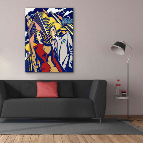 Image of 'Business Couple' by David Chestnutt, Giclee Canvas Wall Art,40 x 54