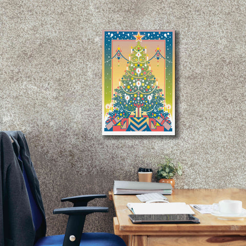 Image of 'Christmas Tree' by David Chestnutt, Giclee Canvas Wall Art,18 x 26