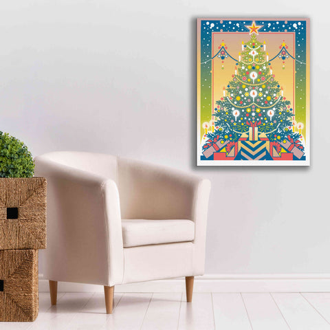 Image of 'Christmas Tree' by David Chestnutt, Giclee Canvas Wall Art,26 x 34
