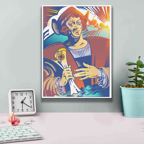 Image of 'Christopher Columbus' by David Chestnutt, Giclee Canvas Wall Art,12 x 16