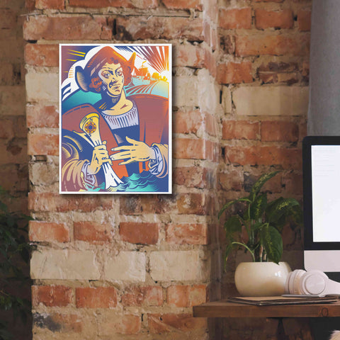 Image of 'Christopher Columbus' by David Chestnutt, Giclee Canvas Wall Art,12 x 16