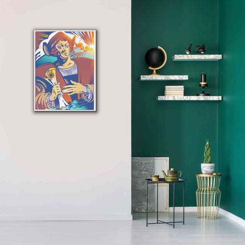 Image of 'Christopher Columbus' by David Chestnutt, Giclee Canvas Wall Art,26 x 34