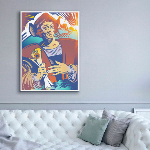Image of 'Christopher Columbus' by David Chestnutt, Giclee Canvas Wall Art,40 x 54
