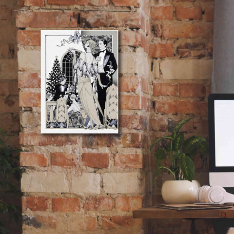 Image of 'Deco Christmas' by David Chestnutt, Giclee Canvas Wall Art,12 x 16