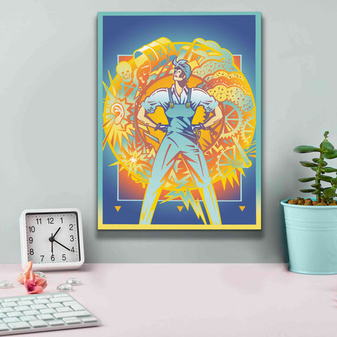 Image of 'Environmental Rosie' by David Chestnutt, Giclee Canvas Wall Art,12 x 16