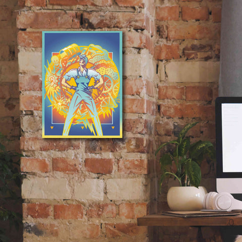 Image of 'Environmental Rosie' by David Chestnutt, Giclee Canvas Wall Art,12 x 16