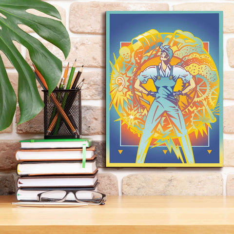 Image of 'Environmental Rosie' by David Chestnutt, Giclee Canvas Wall Art,12 x 16