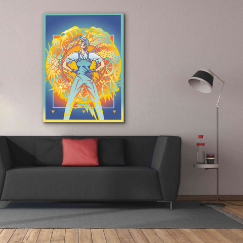 Image of 'Environmental Rosie' by David Chestnutt, Giclee Canvas Wall Art,40 x 54