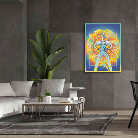 Image of 'Environmental Rosie' by David Chestnutt, Giclee Canvas Wall Art,40 x 54