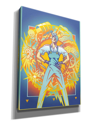 Image of 'Environmental Rosie' by David Chestnutt, Giclee Canvas Wall Art