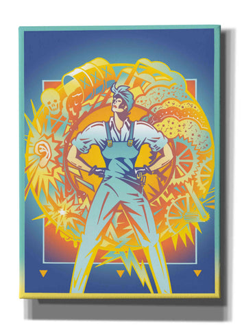 Image of 'Environmental Rosie' by David Chestnutt, Giclee Canvas Wall Art